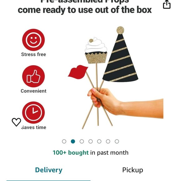 50th Birthday Photo Booth Props/wall decor - Set of 30 - Picture 4 of 7